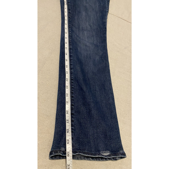 Coldwater Creek Jeans Womens 6 Straight Leg 28 x 30 Dark Denim Trousers Pants - Picture 10 of 12